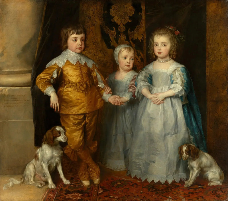 찰스 1세의 세 자녀 초상화: 찰스, 제이콥, 마리 - 앙투안 반 다이크

Source:
Portraits des trois enfants de Charles Ier : Charles, Jacob et Marie - Antoine van Dyck