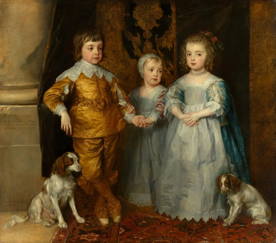 찰스 1세의 세 자녀 초상화: 찰스, 제이콥, 마리 - 앙투안 반 다이크

Source:
Portraits des trois enfants de Charles Ier : Charles, Jacob et Marie - Antoine van Dyck