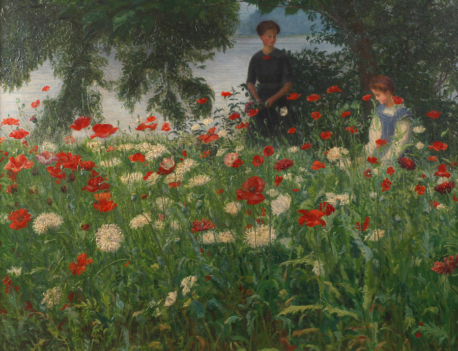 Prairie aux coquelicots – Ida Kupelwieser
