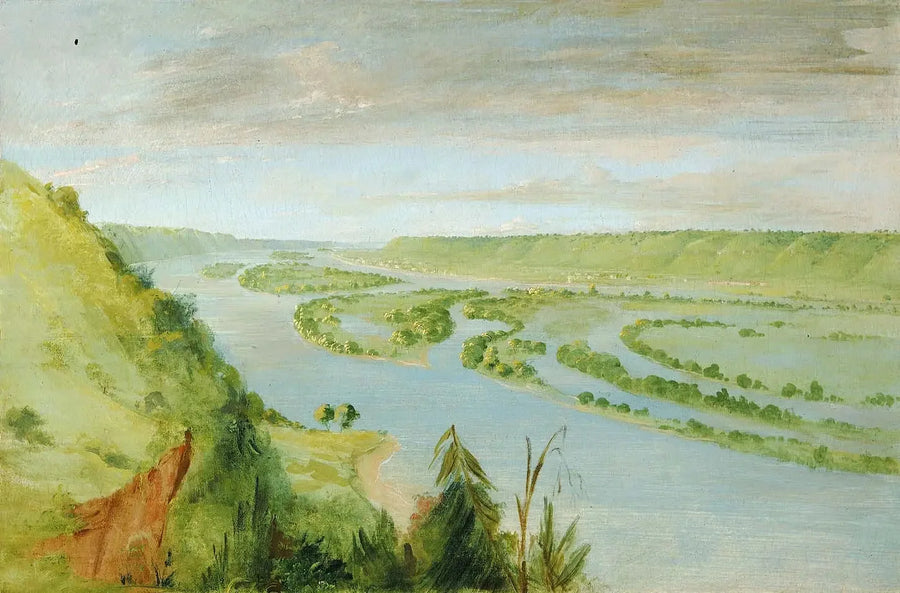 프레리 뒤 시앙, 미국 군기지 - 조지 캐틀린

Source:
Prairie du Chien, garnison des États-Unis - George Catlin