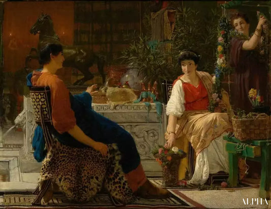 Préparation des festivités - Lawrence Alma-Tadema Reproductions de tableaux à la peinture à l’huile
