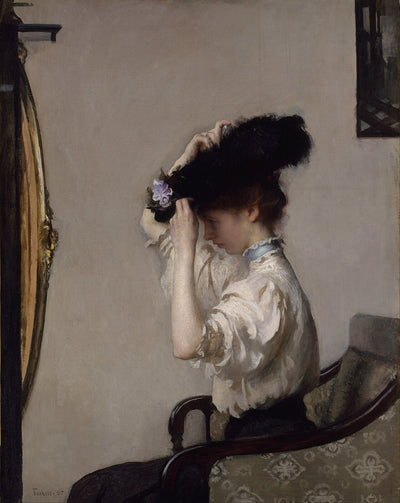 Préparation pour la matinée - Edmund Charles Tarbell - Alpha Reproduction