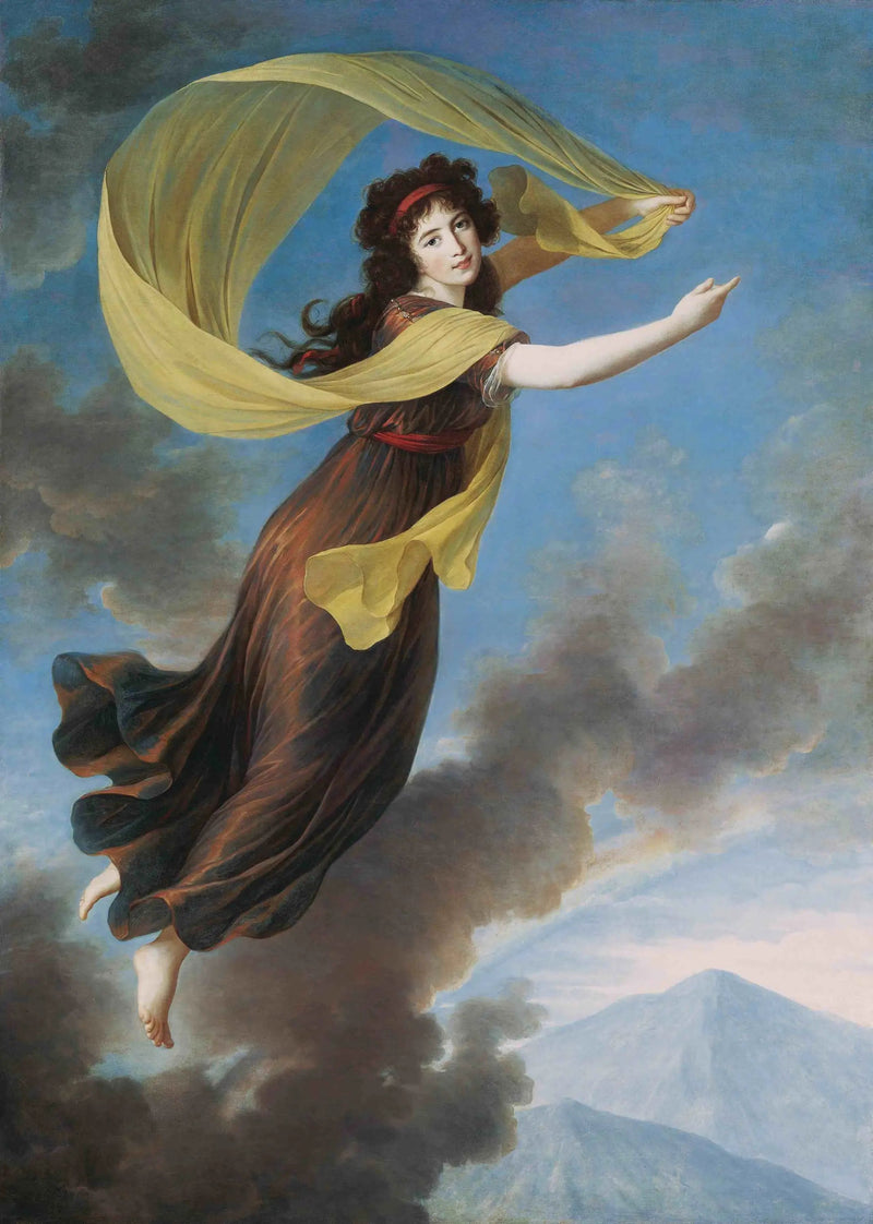 프린세스 카롤라인 폰 리히텐슈타인 (1768-1831), 본명 만데르셰트-블랑켄하임 백작 부인, 이리스 역할 - 엘리자베트 비제 르 브뤼느

Source:
Princesse Karoline von Liechtenstein (1768-1831), née comtesse von Manderscheidt-Blankenheim dans le rôle d'Iris - Élisabeth Vigée Le Brun