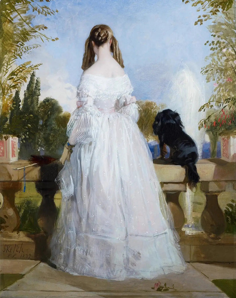 사크스-코부르크 고타의 빅토리아 공주 (1822-1857) - 에드윈 헨리 랜드시어

Source:
Princesse Victoire de Saxe-Cobourg-Gotha (1822-1857) - Edwin Henry Landseer