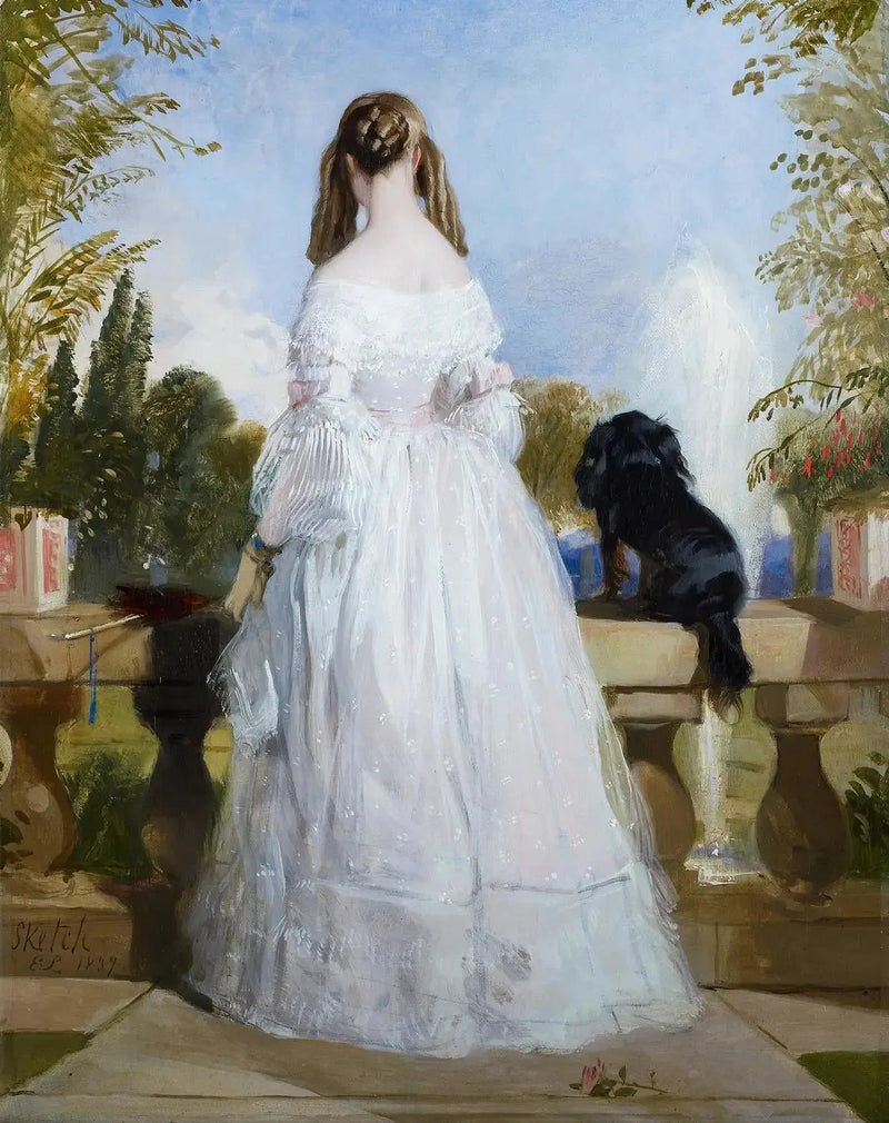 사크스-코부르크 고타의 빅토리아 공주 (1822-1857) - 에드윈 헨리 랜드시어

Source:
Princesse Victoire de Saxe-Cobourg-Gotha (1822-1857) - Edwin Henry Landseer