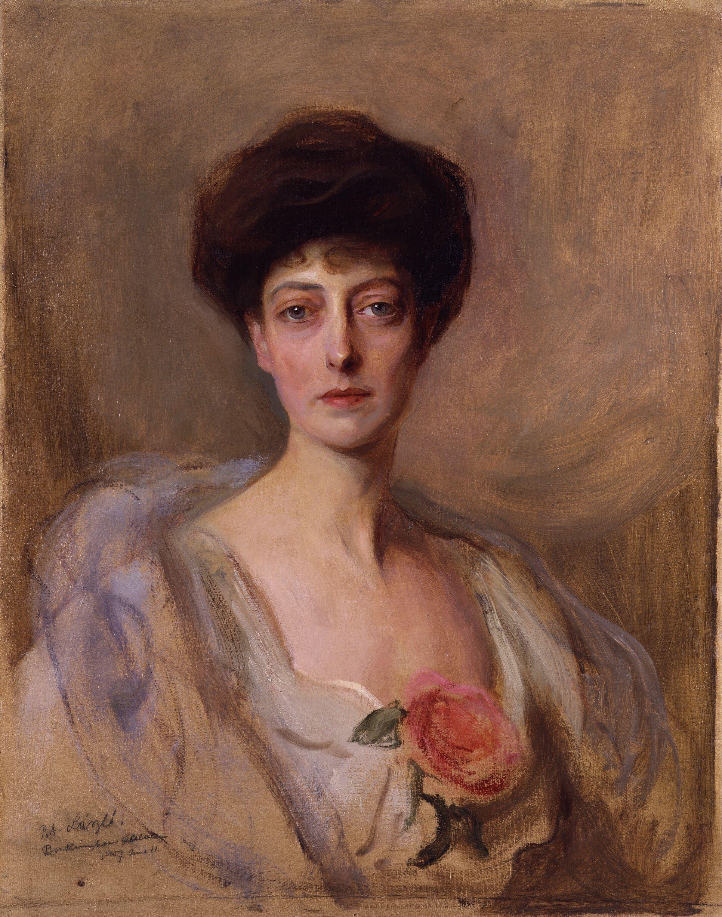 Princesse Victoria de Galles - Philip de László image 1 copie de tableau peinte à la main