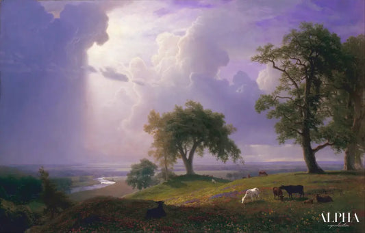 Printemps california - Albert Bierstadt - Reproductions de tableaux et peintures haut de gamme