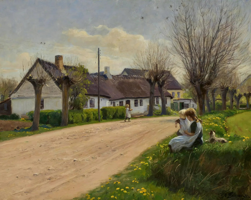 도로 옆에 소녀들과 함께 마을의 봄 - H. A. Brendekilde

Source:
Printemps dans un village avec des filles au bord de la route. - H. A. Brendekilde