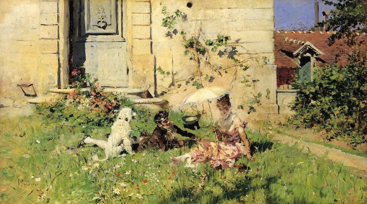 Printemps - Giovanni Boldini image 1 reproduction d’œuvre d’art à l’huile