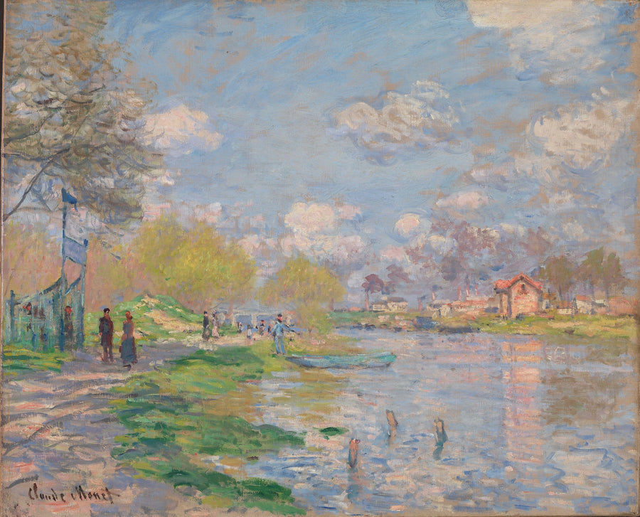 Printemps sur l’île de la Grande Jatte W459 par Claude Monet, Nasjonalmuseet Oslo