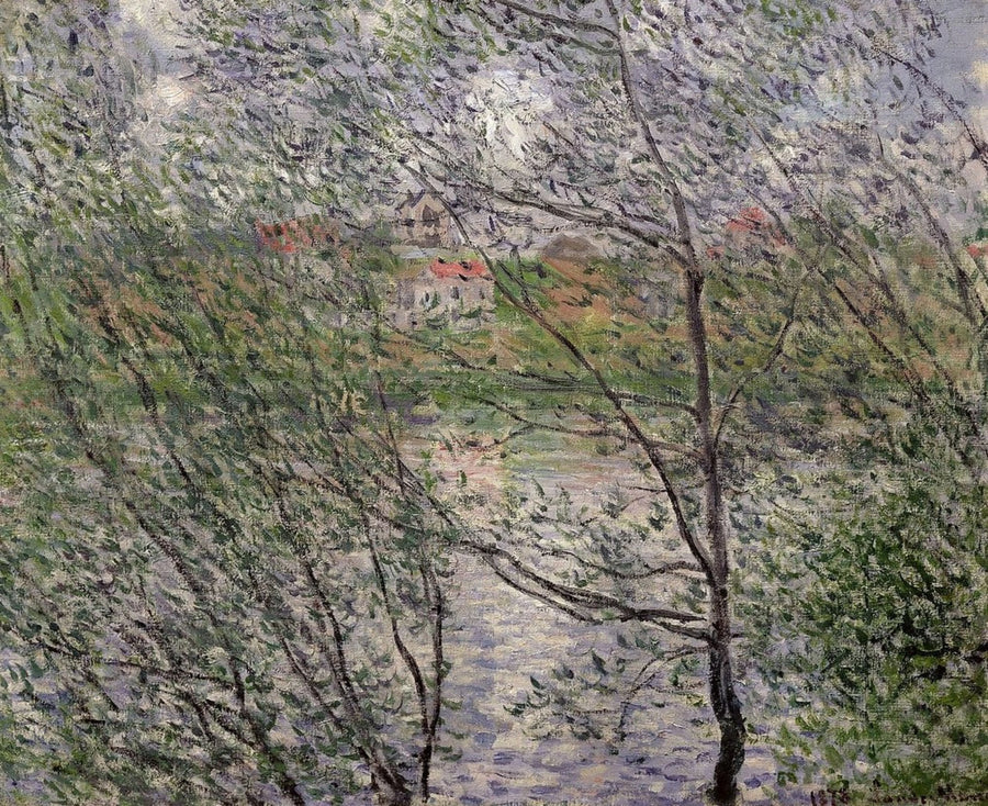 가지 사이로 본 봄 - Claude Monet
