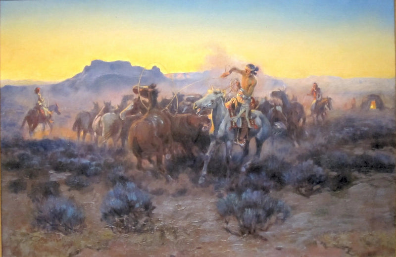 낚시용 새 안경 프레임 - 찰스 마리온 러셀

Source:
Prise de nouvelles montures au lasso - Charles Marion Russell