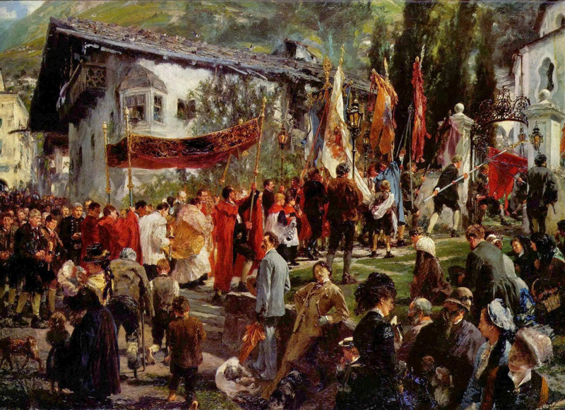 호프가슈타인에서의 성체 축일 행렬 - 아돌프 폰 멘젤

Source:
Procession du Corpus Christi à Hofgastein - Adolph von Menzel