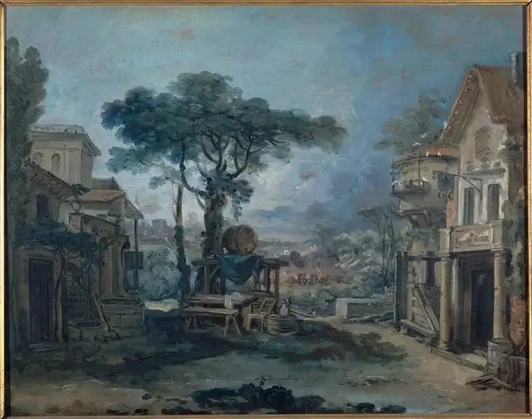 연극 무대 장식을 위한 프로젝트: 마을의 광장 - 프랑수아 부셰

Source:
Projet pour un décor de théâtre : la place d'un village - François Boucher