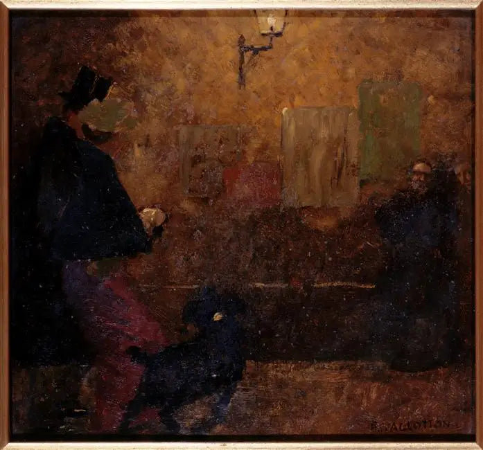 야간 산책 - 펠릭스 발로통

Source:
Promenade nocturne - Félix Vallotton