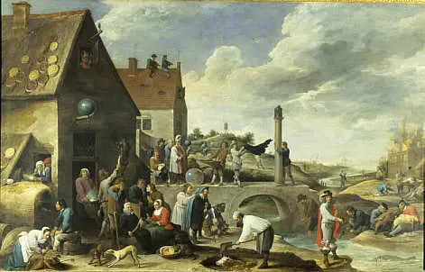 플랑드르 속담 - 데이비드 테니어스 더 쥬네

Source:
Proverbes flamands - David Teniers le Jeune