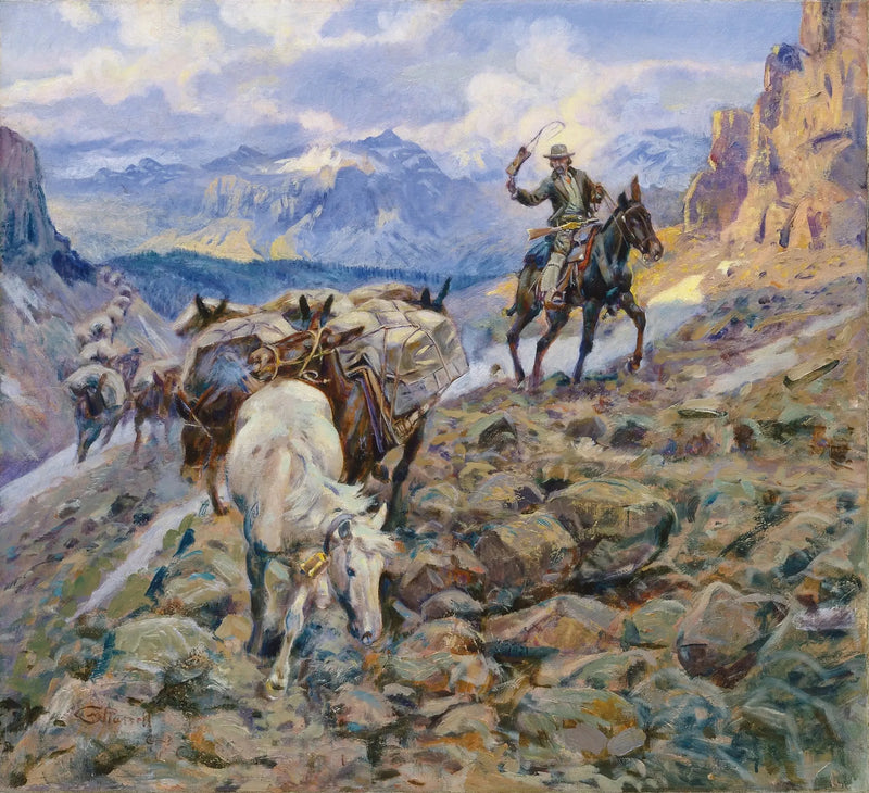 다이아몬드를 착용한 노새들 - 찰스 마리온 러셀

Source:
Quand les mules portent des diamants - Charles Marion Russell