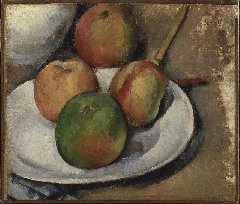사과 네 개와 칼 - Paul Cézanne