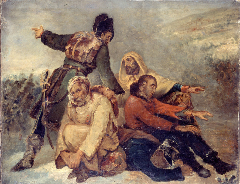 패배한 군대의 네 명의 병사 - Ary Scheffer