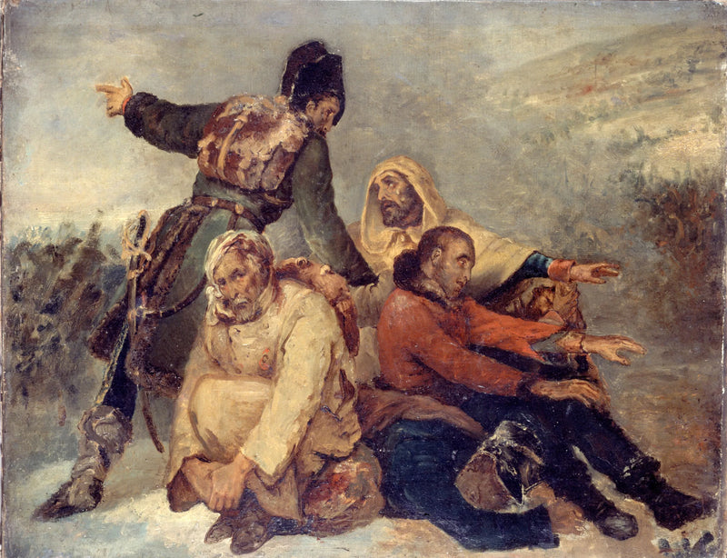 패배한 군대의 네 명의 병사 - Ary Scheffer