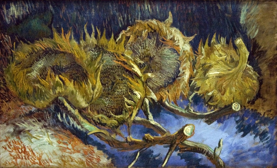 네 송이 시든 해바라기 - Vincent van Gogh