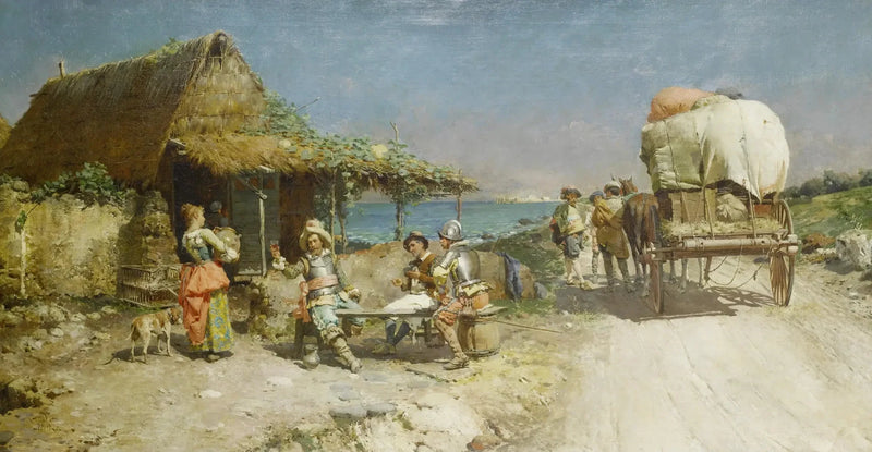 길가의 여관에서의 다과 - 차세레 아우구스또 데티

Source:
Rafraîchissements dans une auberge en bord de route - Cesare Augusto Detti