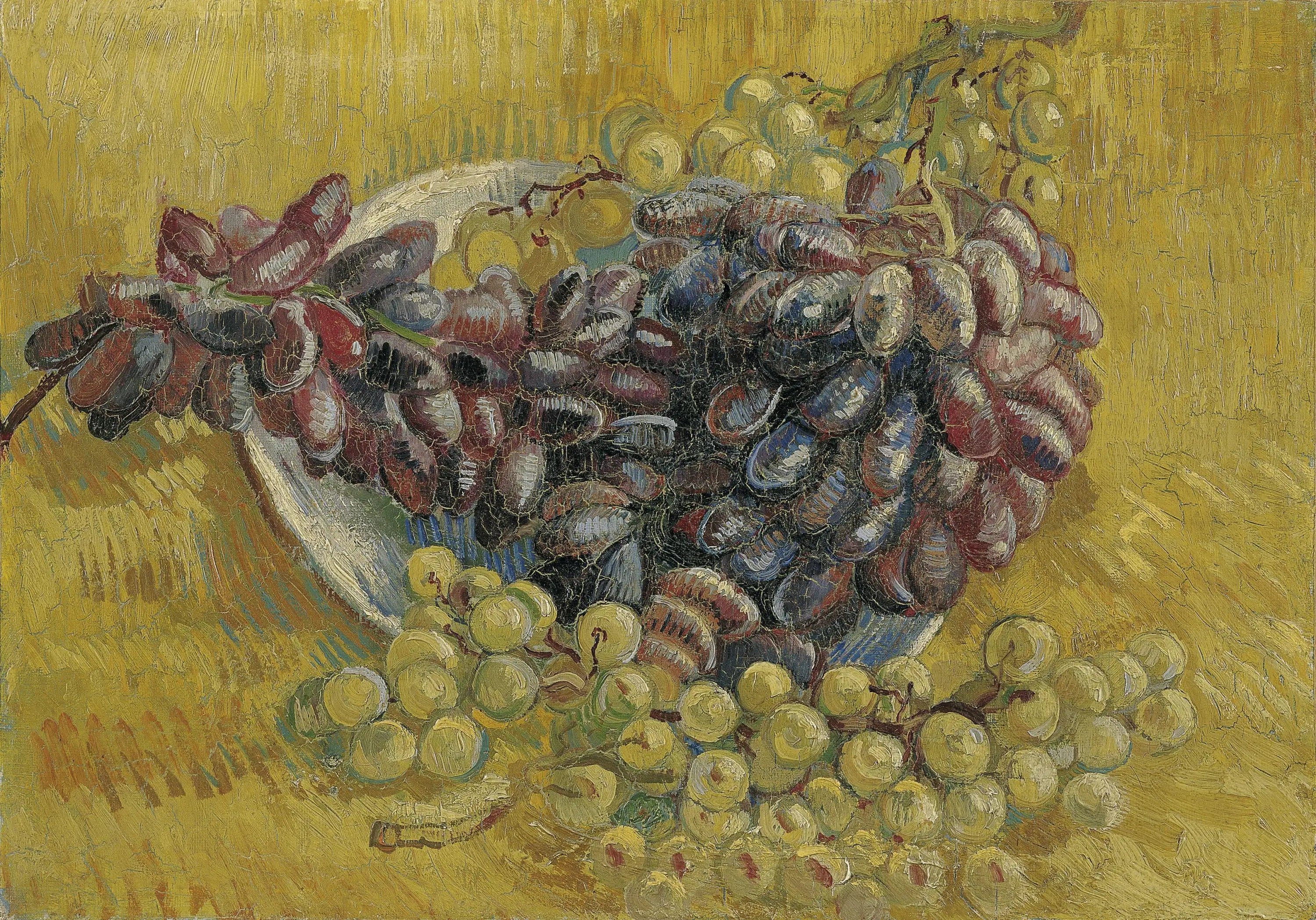 Reproduction du tableau « Raisins - Vincent van Gogh » par Alpha Reproduction en peinture à l’huile