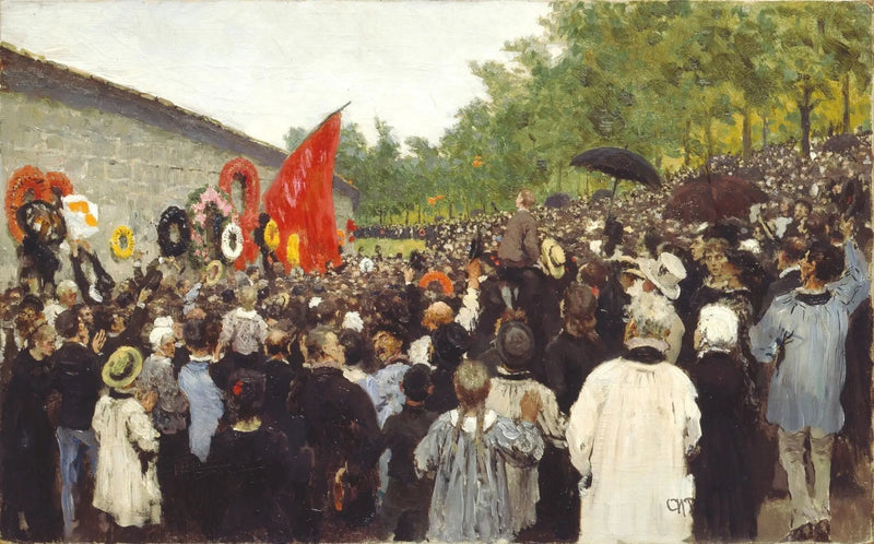파리 페르 라셰즈에서 코뮌 희생자들을 기리기 위한 집회 - 일리야 레핀

Source:
Rassemblement au Père Lachaise en mémoire des victimes de la Commune - Ilya Repin
