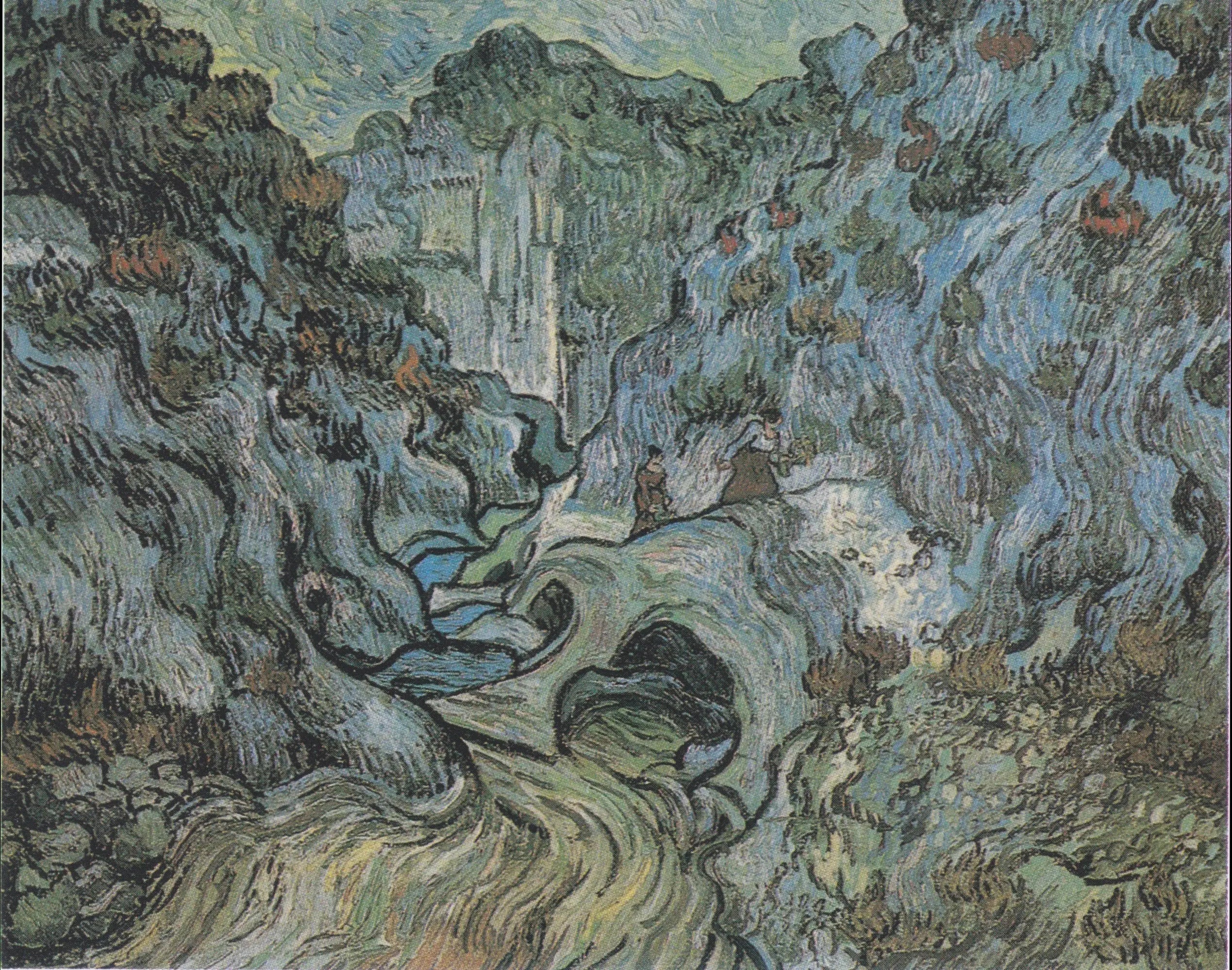 Ravin des Peirolets - Vincent van Gogh image 1 reproduction d’œuvre d’art à l’huile