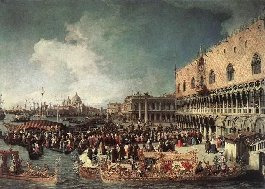 도제 궁전에서의 대사 환영식 - 카날레토

Source:
Réception de l'ambassadeur au palais du Doge - Canaletto