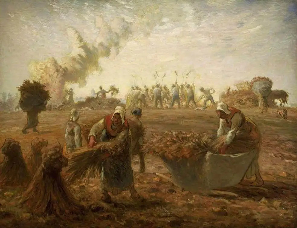 Récolte de sarrasin été - Jean-François Millet - Alpha Reproduction