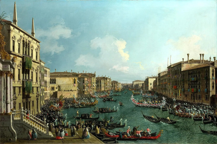 그랜드 운하의 경주 - 카날레토

Source:
Régate sur le Grand Canal - Canaletto