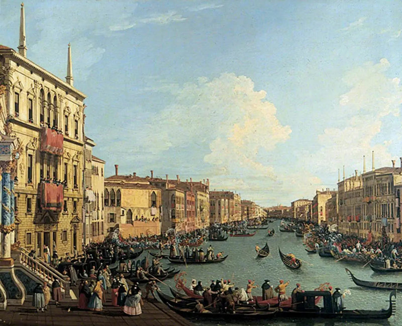 베네치아 그랜드 운하의 경주 - 카날레토

Source:
Régate sur le Grand Canal, Venise - Canaletto