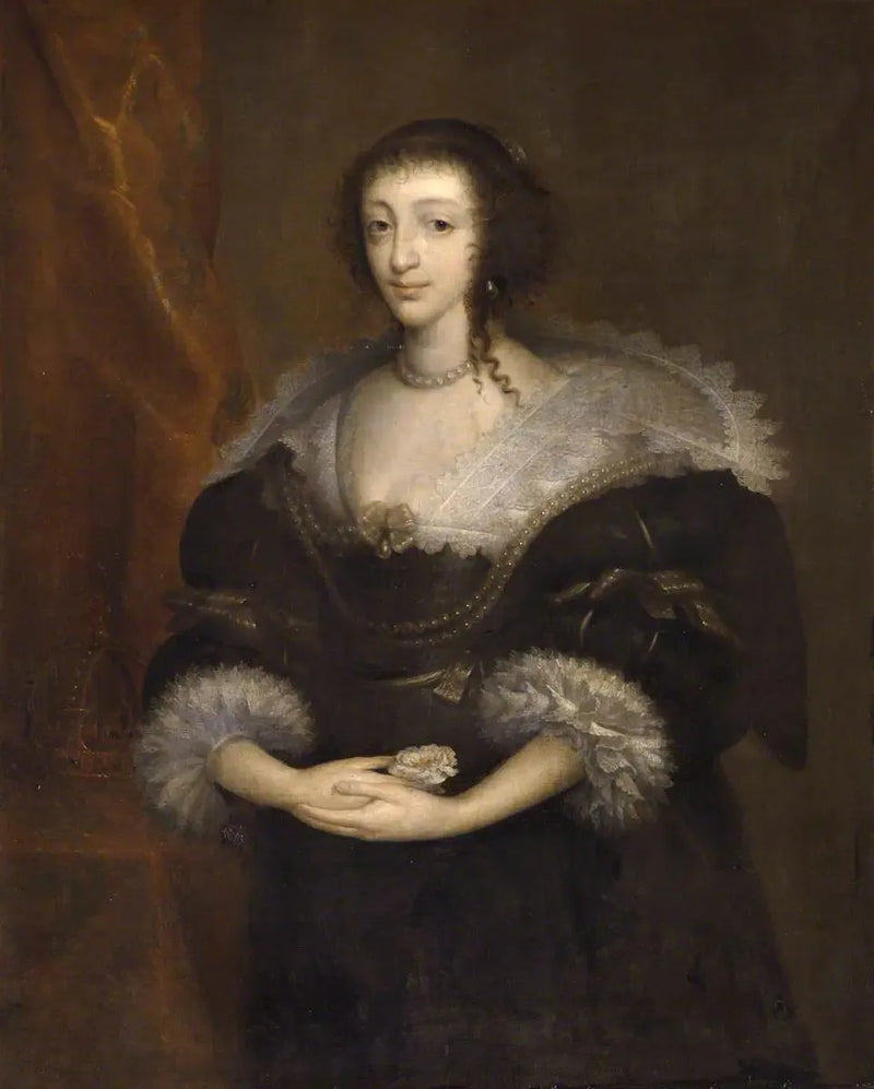 레인 앙리엣 마리(1609–1669), 찰스 1세의 배우자 - 안톤 반 다이크

Source:
Reine Henriette Marie (1609–1669), consort de Charles Ier - Antoine van Dyck