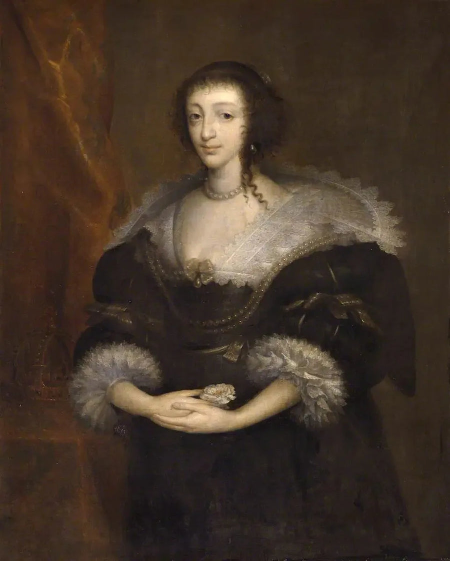 레인 앙리엣 마리(1609–1669), 찰스 1세의 배우자 - 안톤 반 다이크

Source:
Reine Henriette Marie (1609–1669), consort de Charles Ier - Antoine van Dyck