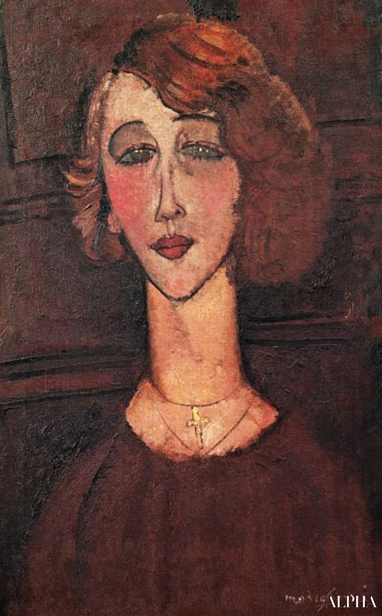 Reproduction du tableau « Renée - Amedeo Modigliani » par Alpha Reproduction en peinture à l’huile