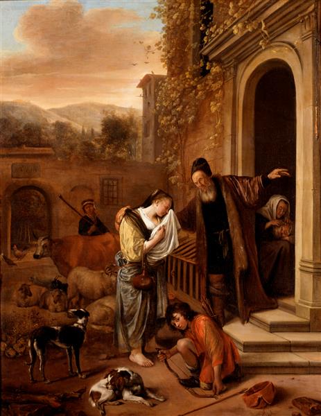 Renvoi d'Agar - Jan Steen