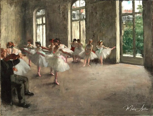 Répétition du ballet - Edgar Degas - Reproductions de tableaux et peintures haut de gamme