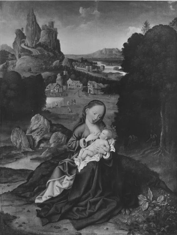 비행 중 휴식을 취하세요 - Joos van Cleve