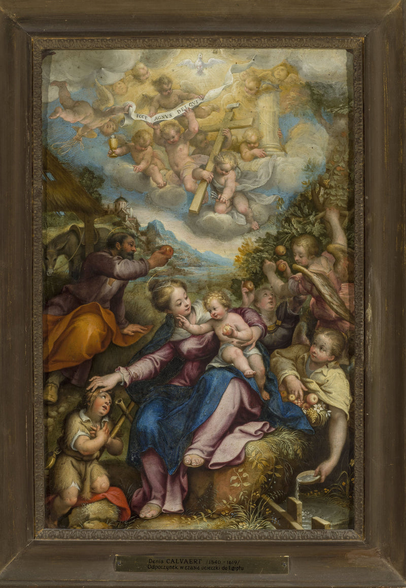 이집트행 비행 중 휴식을 취하세요 - 데니스 칼베르