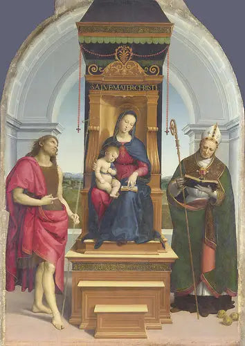 Retable Ansidei - Raphaël Sanzio image 1 reproduction de peinture à l’huile