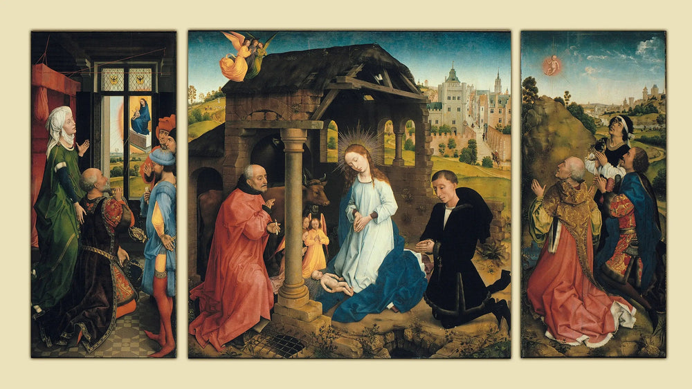 retable Bladelin - Rogier van der Weyden image 1 copie peinte à la main à l’huile