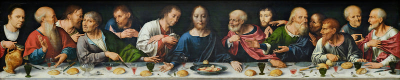 그리스도 슬픔의 제단: 최후의 만찬 - Joos van Cleve