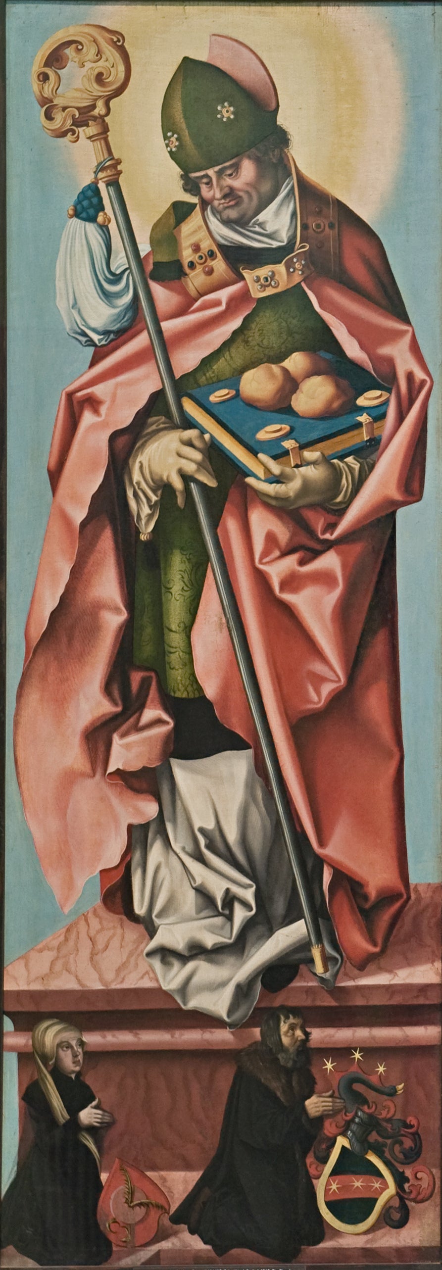 Retable de Saint Jean: Saint Nicolas - Hans Baldung Grien - Alpha Reproduction