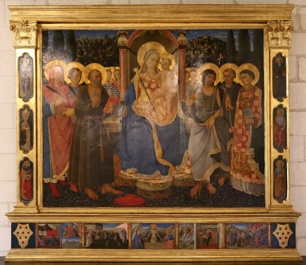 Retable de saint Jérôme - Zanobi Strozzi image 1 reproduction de peinture à l’huile