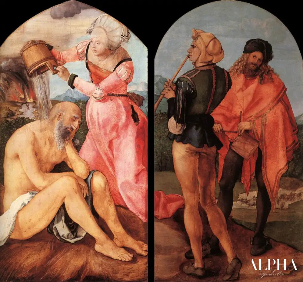 Retable Jabach - Albrecht Dürer - Reproductions de tableaux et peintures haut de gamme