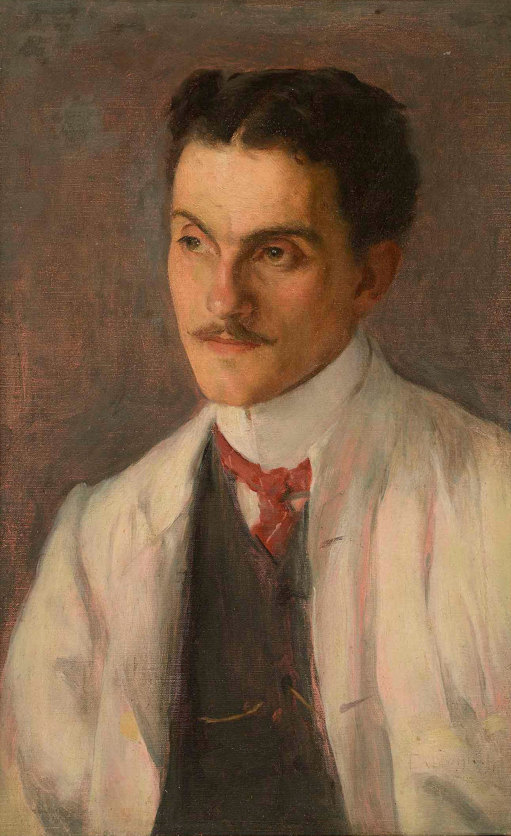 Retrato de figura masculina - Eliseu Visconti image 1 reproduction réalisée par Alpha Reproduction