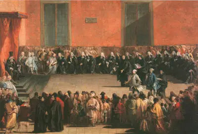 공관 회의 - 지오반니 바티스타 티에폴로

Source:
Réunion consulaire - Giovanni Battista Tiepolo