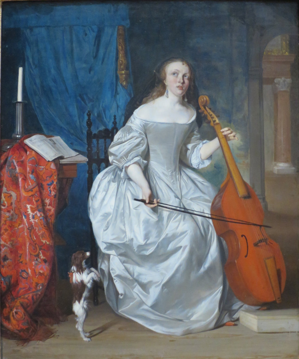 Rêverie - Gabriel Metsu image 1 reproduction artisanale de tableau