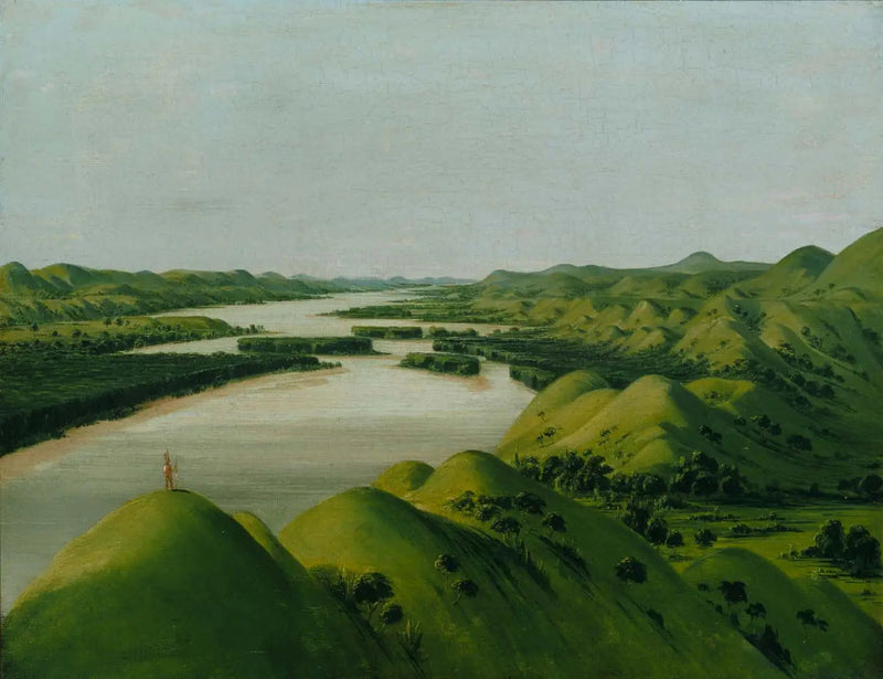 리버 블러프스, 세인트루이스에서 1,320마일 위에 위치 - 조지 캐틀린

Source:
River Bluffs, à 1 320 milles au-dessus de Saint-Louis - George Catlin